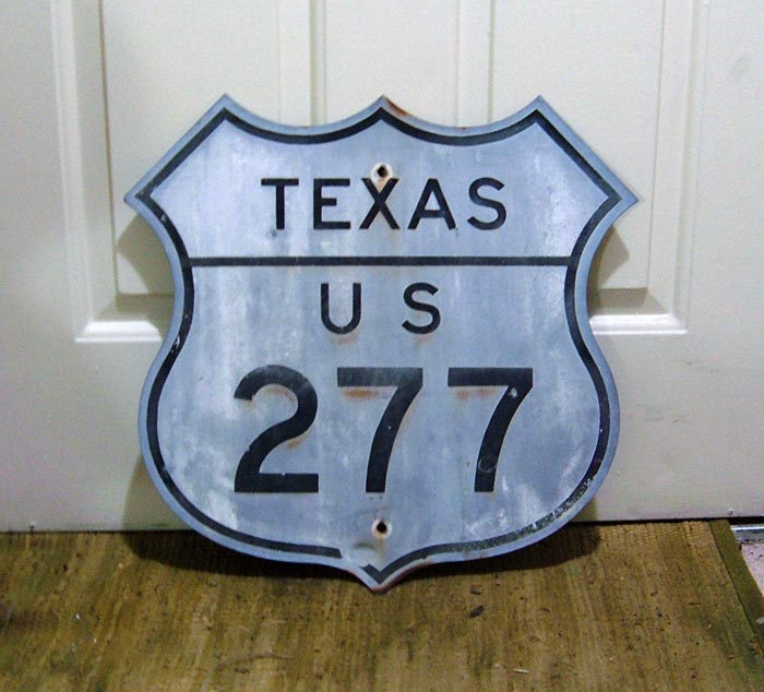 1950s highway marker.