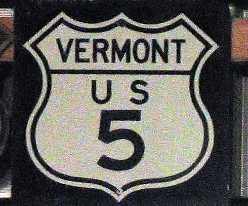 1950s highway marker.