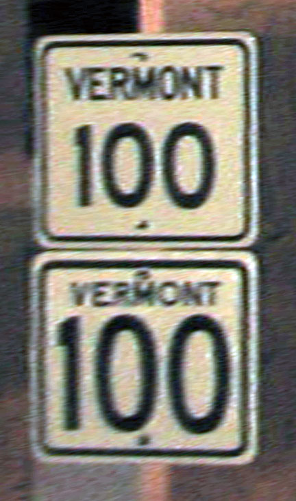 1950s highway marker.