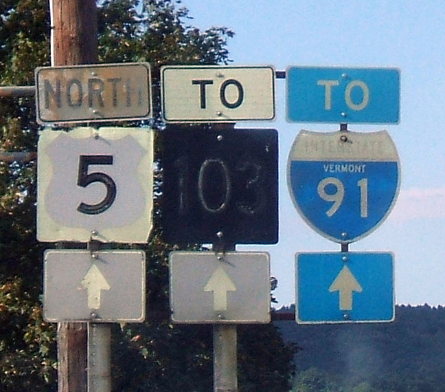 Odd reactions of cheap materials to the elements. All three shields date back to the early 1960s.