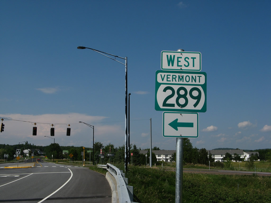 Trailblazer shield in Essex Junction.