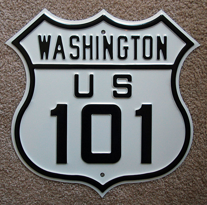 1920s highway marker.