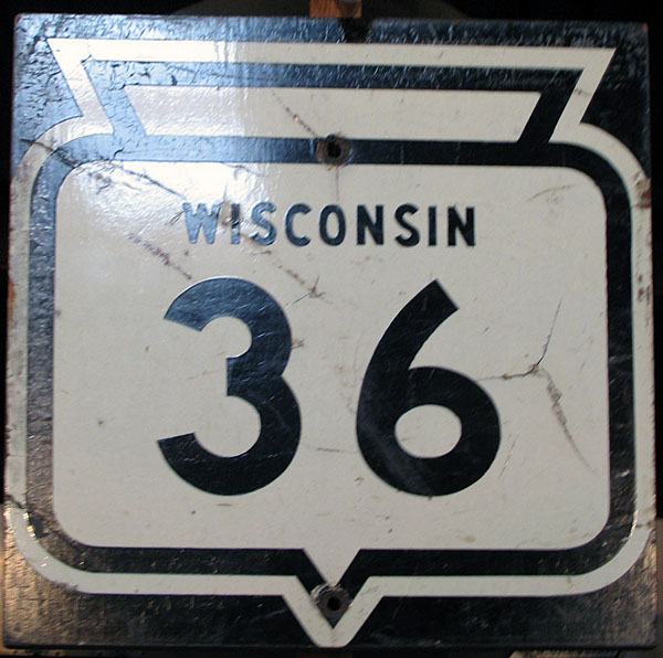 1950s highway marker.